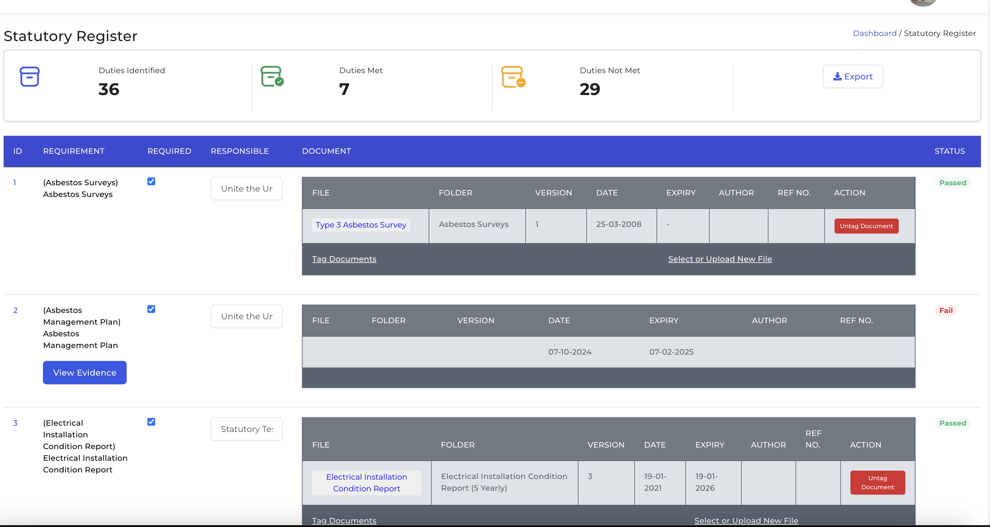 Reports Dashboard